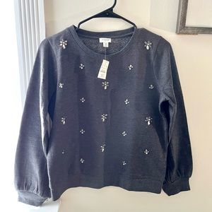J.crew crew neck, gray color, size XS